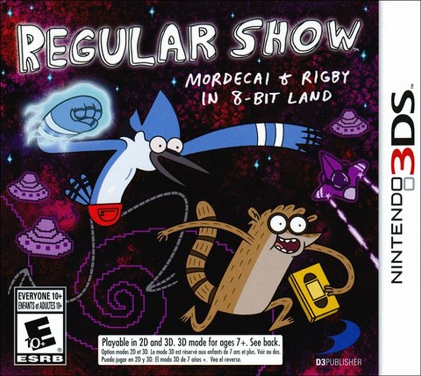 Regular Show: Mordecai and Rigby in 8-bit Land